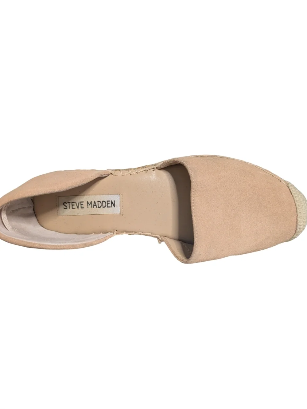 Steve Madden Leema Espadrille D'Orsay Wedge Flat, Size 6.5